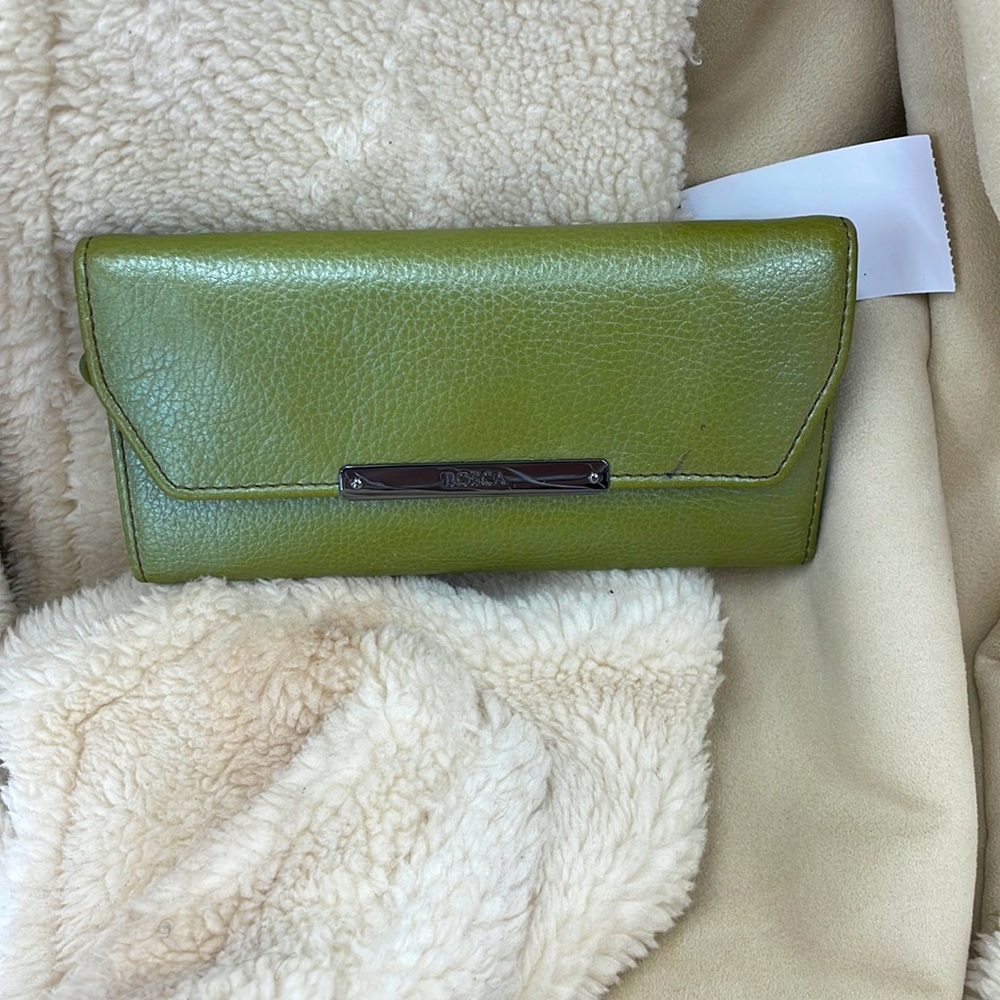 Bosca Vintage Wallet Green